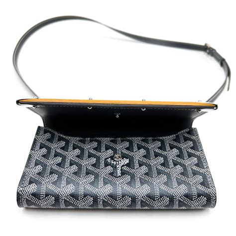 Goyard Goyardine Monte Carlo Mini Case w/Strap 